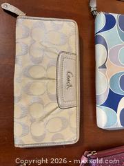 MaxSold Auction: Coach Wallets and Wristlets lot of 4 pcs -sc - Maple Ridge (British Columbia, Canada) PARTNER MANAGED Estate Sale Online Auction - Blanshard Street