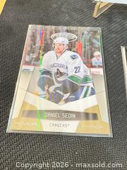 MaxSold Auction: Daniel Sedin Kesler Tanev Rookie Panini 2010-11 Vancouver Canucks Jersey Cards (3) - Maple Ridge (British Columbia, Canada) PARTNER MANAGED Estate Sale Online Auction - Blanshard Street