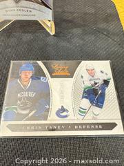 MaxSold Auction: Daniel Sedin Kesler Tanev Rookie Panini 2010-11 Vancouver Canucks Jersey Cards (3) - Maple Ridge (British Columbia, Canada) PARTNER MANAGED Estate Sale Online Auction - Blanshard Street