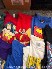 MaxSold Auction: DC Comics 100% Cotton T-Shirt Lot, Sizes 2XL & 3XL, 11-15 pcs -rh - Maple Ridge (British Columbia, Canada) PARTNER MANAGED Estate Sale Online Auction - Blanshard Street