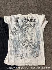 MaxSold Auction: Doctrine Cotton Graphic T-Shirts x 2 Size Large  - Maple Ridge (British Columbia, Canada) PARTNER MANAGED Estate Sale Online Auction - Blanshard Street
