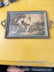 MaxSold Auction: Framed Rococo Pastoral Print with Decorative Tray - Maple Ridge (British Columbia, Canada) PARTNER MANAGED Estate Sale Online Auction - Blanshard Street