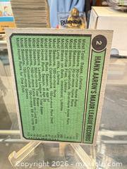 MaxSold Auction: Hank Aaron 1950s Milwaukee Braves Baseball Card - Maple Ridge (British Columbia, Canada) PARTNER MANAGED Estate Sale Online Auction - Blanshard Street