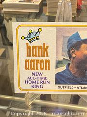 MaxSold Auction: Hank Aaron #1 Home Runs King Atlanta Braves Vintage 1970s Baseball Gum Card - Maple Ridge (British Columbia, Canada) PARTNER MANAGED Estate Sale Online Auction - Blanshard Street