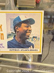 MaxSold Auction: Hank Aaron #1 Home Runs King Atlanta Braves Vintage 1970s Baseball Gum Card - Maple Ridge (British Columbia, Canada) PARTNER MANAGED Estate Sale Online Auction - Blanshard Street