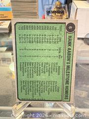 MaxSold Auction: Hank Aaron #6 Braves 1970s T.C.G. Baseball Card - Maple Ridge (British Columbia, Canada) PARTNER MANAGED Estate Sale Online Auction - Blanshard Street