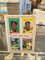 MaxSold Auction: Hank Aaron Baseball Card Panel (1958–1961 Images) - Maple Ridge (British Columbia, Canada) PARTNER MANAGED Estate Sale Online Auction - Blanshard Street