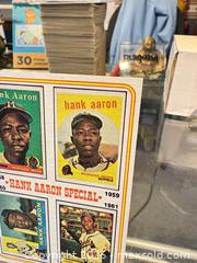 MaxSold Auction: Hank Aaron Baseball Card Panel (1958–1961 Images) - Maple Ridge (British Columbia, Canada) PARTNER MANAGED Estate Sale Online Auction - Blanshard Street