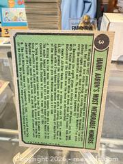 MaxSold Auction: Hank Aaron Baseball Card Panel (1958–1961 Images) - Maple Ridge (British Columbia, Canada) PARTNER MANAGED Estate Sale Online Auction - Blanshard Street