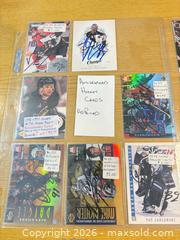 MaxSold Auction: Lot of 13 Autographed Hockey Trading Cards - Ferraro & Sheppard - Maple Ridge (British Columbia, Canada) PARTNER MANAGED Estate Sale Online Auction - Blanshard Street