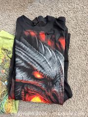 MaxSold Auction: Lot of 3 The Mountain 2xl Tshirts Fairy Dragon Unicorn -rh - Maple Ridge (British Columbia, Canada) PARTNER MANAGED Estate Sale Online Auction - Blanshard Street
