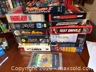 MaxSold Auction: Lot of Boxed 1990s PC (DOS/Win 3.x/95) Software/Games -pl - Maple Ridge (British Columbia, Canada) PARTNER MANAGED Estate Sale Online Auction - Blanshard Street