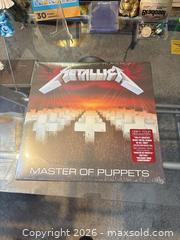 MaxSold Auction: Metallica — Master of Puppets (180g Vinyl, Blackened Recordings) - Original Sealed  - Maple Ridge (British Columbia, Canada) PARTNER MANAGED Estate Sale Online Auction - Blanshard Street