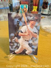 MaxSold Auction: Mickey Mantle New York Yankees Promotional MLB Baseball Trading Card  - Maple Ridge (British Columbia, Canada) PARTNER MANAGED Estate Sale Online Auction - Blanshard Street