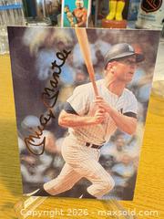 MaxSold Auction: Mickey Mantle New York Yankees Promotional MLB Baseball Trading Card  - Maple Ridge (British Columbia, Canada) PARTNER MANAGED Estate Sale Online Auction - Blanshard Street