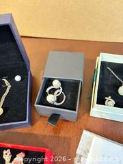 MaxSold Auction: Necklace, Ring & Earring Lot — Simulated Pearls & Rhinestones (4–7 pcs) -sc - Maple Ridge (British Columbia, Canada) PARTNER MANAGED Estate Sale Online Auction - Blanshard Street