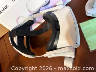 MaxSold Auction: Oculus Quest 2 VR Headset 256GB with Controllers & Stand -wf - Maple Ridge (British Columbia, Canada) PARTNER MANAGED Estate Sale Online Auction - Blanshard Street