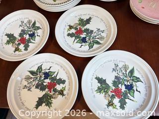 MaxSold Auction: Portmeirion Botanic Garden Holly Ivy Ceramic Dinner & Salad Plates (14+ pcs) - Maple Ridge (British Columbia, Canada) PARTNER MANAGED Estate Sale Online Auction - Blanshard Street