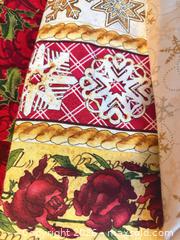 MaxSold Auction: Quilting Cotton Fabric Lot - Christmas/Winter Red Green Gold, 5 pcs - Maple Ridge (British Columbia, Canada) PARTNER MANAGED Estate Sale Online Auction - Blanshard Street