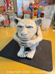 MaxSold Auction: Terracotta Gray Gargoyle Planter (Medium, Indoor/Outdoor) - Maple Ridge (British Columbia, Canada) PARTNER MANAGED Estate Sale Online Auction - Blanshard Street