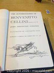 MaxSold Auction: The Autobiography of Benvenuto Cellini — Salvador Dalí Illustrations - Maple Ridge (British Columbia, Canada) PARTNER MANAGED Estate Sale Online Auction - Blanshard Street