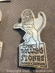 MaxSold Auction: The Rolling Stones Lapel Pin Lot of 2 — The Voodoo Lounge & Bridges to Babylon Tours - Maple Ridge (British Columbia, Canada) PARTNER MANAGED Estate Sale Online Auction - Blanshard Street