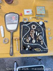 MaxSold Auction: Vintage & Antique Mixed Costume and Fine Jewelry Lot w/ Hand Painted Trinket Box  - Maple Ridge (British Columbia, Canada) PARTNER MANAGED Estate Sale Online Auction - Blanshard Street