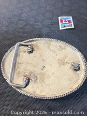 MaxSold Auction: Vintage Two-Tone Western Cowboy Oval Belt Buckle — Made in Mexico - Maple Ridge (British Columbia, Canada) PARTNER MANAGED Estate Sale Online Auction - Blanshard Street