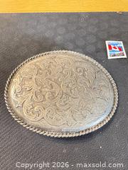 MaxSold Auction: Vintage Western Cowboys Mexican Alpaca Art Deco Floral Rope-Border Belt Buckle - Maple Ridge (British Columbia, Canada) PARTNER MANAGED Estate Sale Online Auction - Blanshard Street
