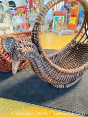 MaxSold Auction: Vtg. Lot of (2) Small Wicker Bird Duck-Shaped Decorative Baskets, Collectible - Maple Ridge (British Columbia, Canada) PARTNER MANAGED Estate Sale Online Auction - Blanshard Street