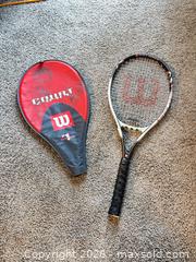 MaxSold Auction: Wilson Court Zone Soft Shock Tennis Racket, Grip 4 3/8 (L3) - Maple Ridge (British Columbia, Canada) PARTNER MANAGED Estate Sale Online Auction - Blanshard Street