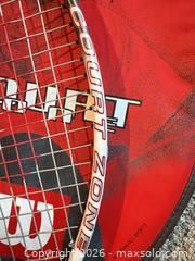 MaxSold Auction: Wilson Court Zone Soft Shock Tennis Racket, Grip 4 3/8 (L3) - Maple Ridge (British Columbia, Canada) PARTNER MANAGED Estate Sale Online Auction - Blanshard Street