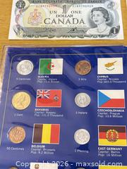 MaxSold Auction: World Coin & Banknote Collection (Mid 20th Century) - Maple Ridge (British Columbia, Canada) PARTNER MANAGED Estate Sale Online Auction - Blanshard Street