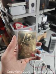 MaxSold Auction: Gold plated 1996 babe Ruth collectors card in case. - Upper Moreland Township (Pennsylvania, USA) SELLER MANAGED Charity/Fundraising Online Auction - Davisville Road