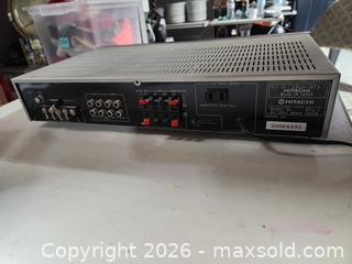MaxSold Auction: Hitachi am-fm stereo tuner amplifier - Upper Moreland Township (Pennsylvania, USA) SELLER MANAGED Charity/Fundraising Online Auction - Davisville Road