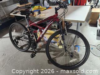 MaxSold Auction: Huffy dual suspension 18 speed adult bicycle. - Upper Moreland Township (Pennsylvania, USA) SELLER MANAGED Charity/Fundraising Online Auction - Davisville Road