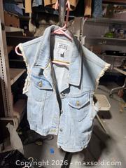 MaxSold Auction: Miss juli vintage style denim vest - Upper Moreland Township (Pennsylvania, USA) SELLER MANAGED Charity/Fundraising Online Auction - Davisville Road
