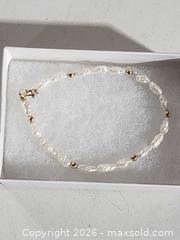 MaxSold Auction: Pearl bracelet w/ Gold clasp - Upper Moreland Township (Pennsylvania, USA) SELLER MANAGED Charity/Fundraising Online Auction - Davisville Road