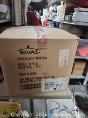 MaxSold Auction: Rival chocolate fountian - Upper Moreland Township (Pennsylvania, USA) SELLER MANAGED Charity/Fundraising Online Auction - Davisville Road