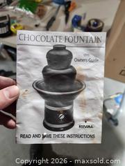 MaxSold Auction: Rival chocolate fountian - Upper Moreland Township (Pennsylvania, USA) SELLER MANAGED Charity/Fundraising Online Auction - Davisville Road