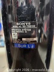 MaxSold Auction: Set of 4 Sony speakers - Upper Moreland Township (Pennsylvania, USA) SELLER MANAGED Charity/Fundraising Online Auction - Davisville Road