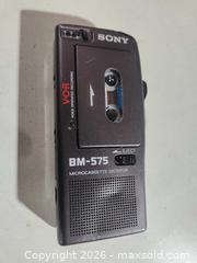 MaxSold Auction: Sony bm-575 microcassette dictator - Upper Moreland Township (Pennsylvania, USA) SELLER MANAGED Charity/Fundraising Online Auction - Davisville Road