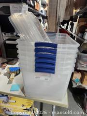 MaxSold Auction: Sterilite totes with lids  - Upper Moreland Township (Pennsylvania, USA) SELLER MANAGED Charity/Fundraising Online Auction - Davisville Road