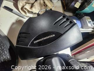 MaxSold Auction: Thrustmaster desk mounted steering wheel controller  - Upper Moreland Township (Pennsylvania, USA) SELLER MANAGED Charity/Fundraising Online Auction - Davisville Road