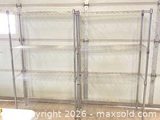MaxSold Auction: 2 Chrome Wire Shelving Units, 4-Shelfs - Lakeshore (Ontario, Canada) PARTNER MANAGED Downsizing Online Auction - County Road 42