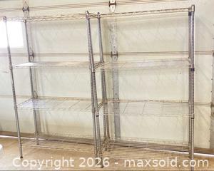 MaxSold Auction: 2 Chrome Wire Shelving Units, 4-Shelfs - Lakeshore (Ontario, Canada) PARTNER MANAGED Downsizing Online Auction - County Road 42