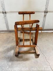 MaxSold Auction: Antique wood yarn winder spinning wheel - Lakeshore (Ontario, Canada) PARTNER MANAGED Downsizing Online Auction - County Road 42