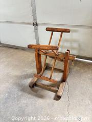 MaxSold Auction: Antique wood yarn winder spinning wheel - Lakeshore (Ontario, Canada) PARTNER MANAGED Downsizing Online Auction - County Road 42