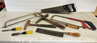 MaxSold Auction: Assorted 9-Piece Hand Tool Set for Woodworking - Lakeshore (Ontario, Canada) PARTNER MANAGED Downsizing Online Auction - County Road 42
