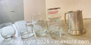 MaxSold Auction: Assorted Branded Barware Set with Glasses and Metal Tankard - Lakeshore (Ontario, Canada) PARTNER MANAGED Downsizing Online Auction - County Road 42